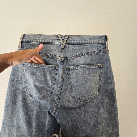 Veronica Beard Joey Straight Leg Jean in‎ Silverwood Size 27 Raw Hemline - Picture 11 of 11